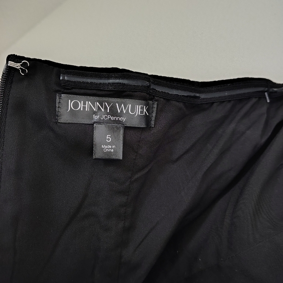Johnny Wujek for JCPenney Black Velvet Sweetheart Neck Corset Top – Size 5 – NWT - Picture 6 of 10